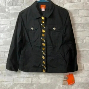 Hearts of Palm black bling jacket